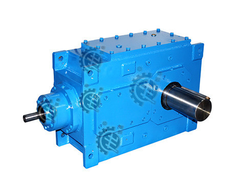 1.7-1200 RPM Output Speed Flange Foot Bevel Gear Reducer For Plastic Industry